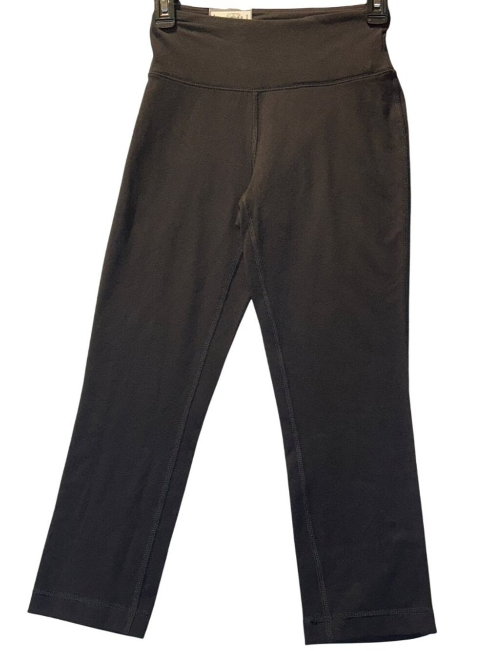 Tek Gear Womens Size Small Black High-Waisted Stretch Yoga Capri Pants Soft & Co